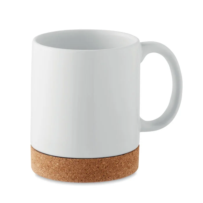 Cană ceramică KAROO cu bază din plută, personalizată